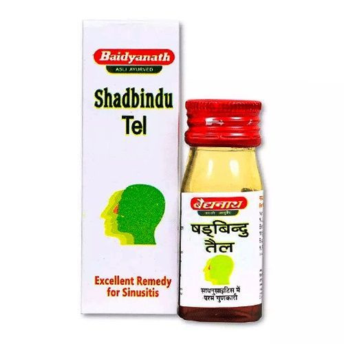 Baidyanath SHADBINDU Tail / Шадбинду масло от насморка и гайморита, Бадьянатх /, 25 мл.  #1