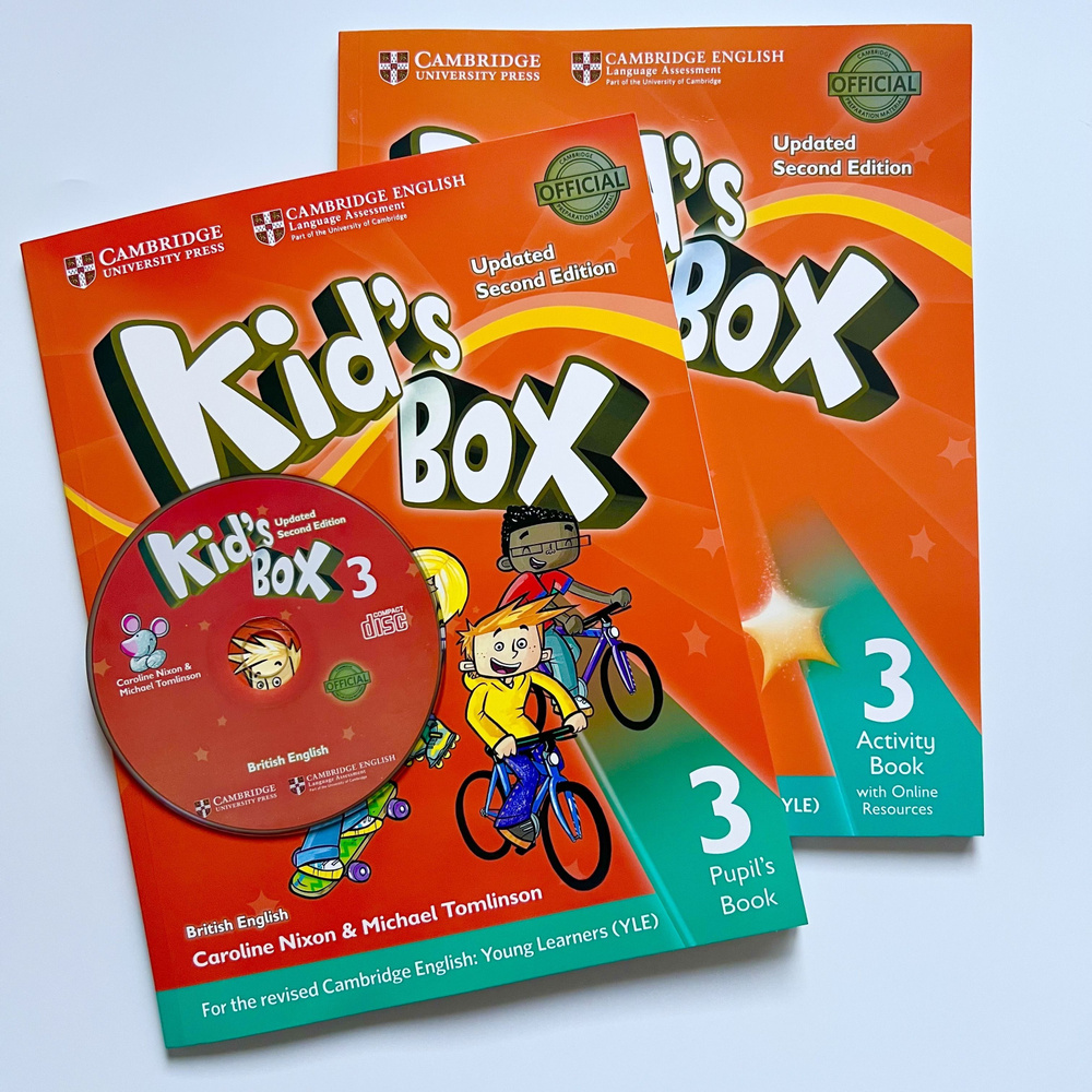 Комплект Kid's Box 3 Updated Second Edition (Pupil's book + Activity book) + CD | Nixon Caroline  #1