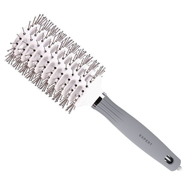 Брашинг Olivia Garden нейлон EXPERT BLOWOUT VENT Double Bristles White&Grey 45 мм Серый  #1