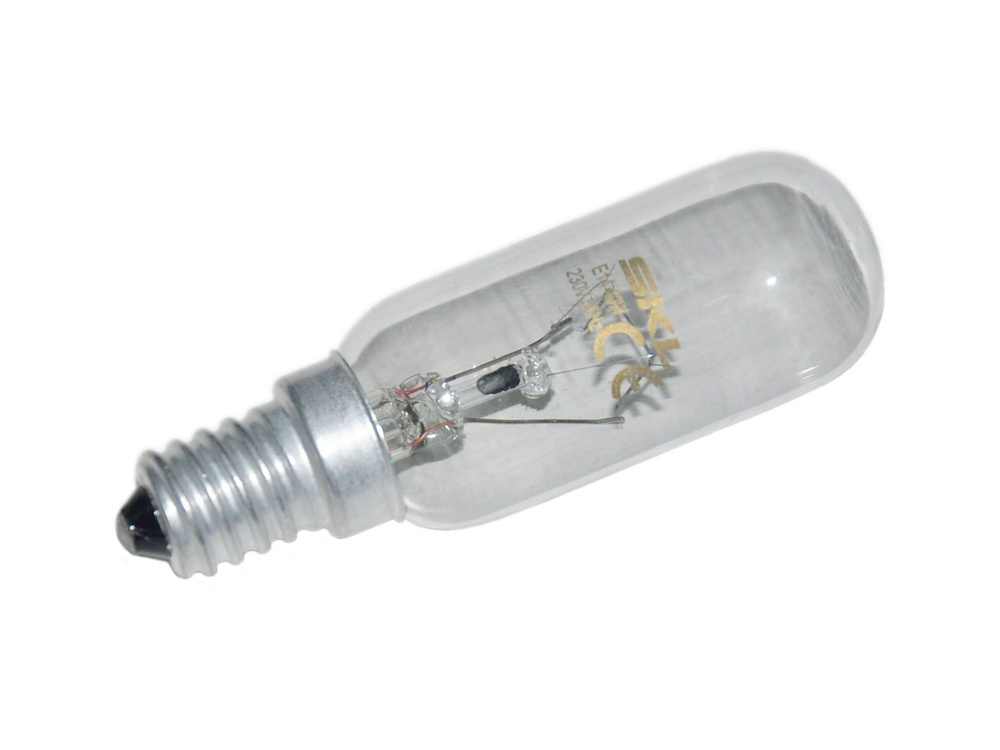 Лампа для вытяжки E14 40W 220V, 80x25mm, зам. 481281728318, C00313913 #1