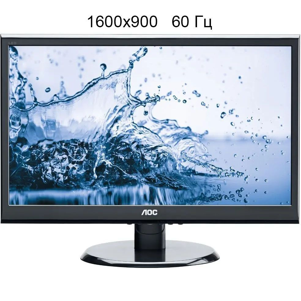 AOC 19.5" Монитор e2050Sw, черный #1