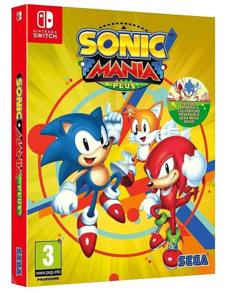 Игра Sonic Mania Plus (+ Артбук) (Nintendo Switch, Английская версия) #1