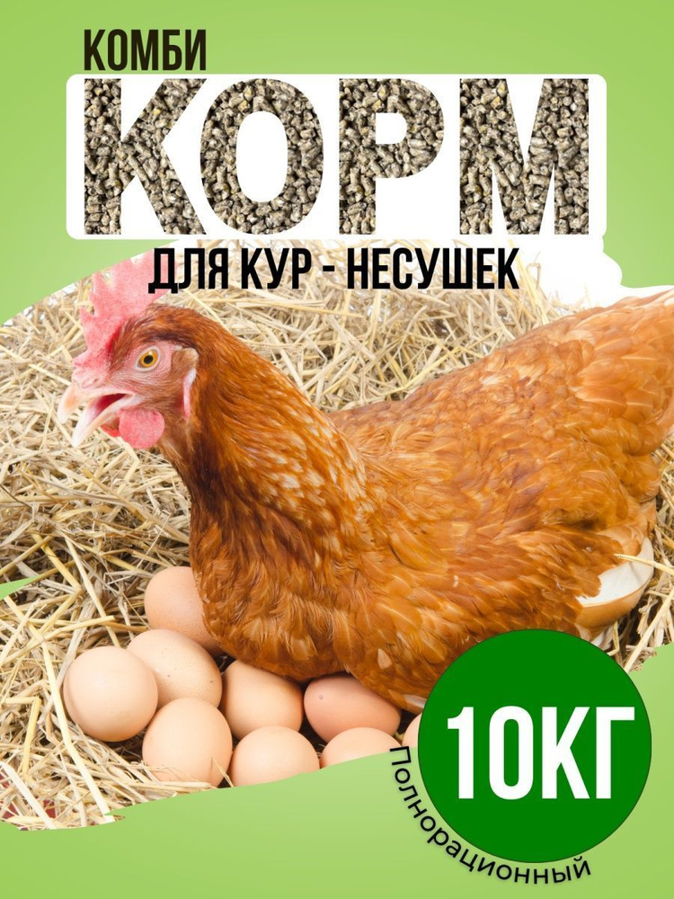 Комбикорм для кур несушек старт (ПК-2) 10кг #1