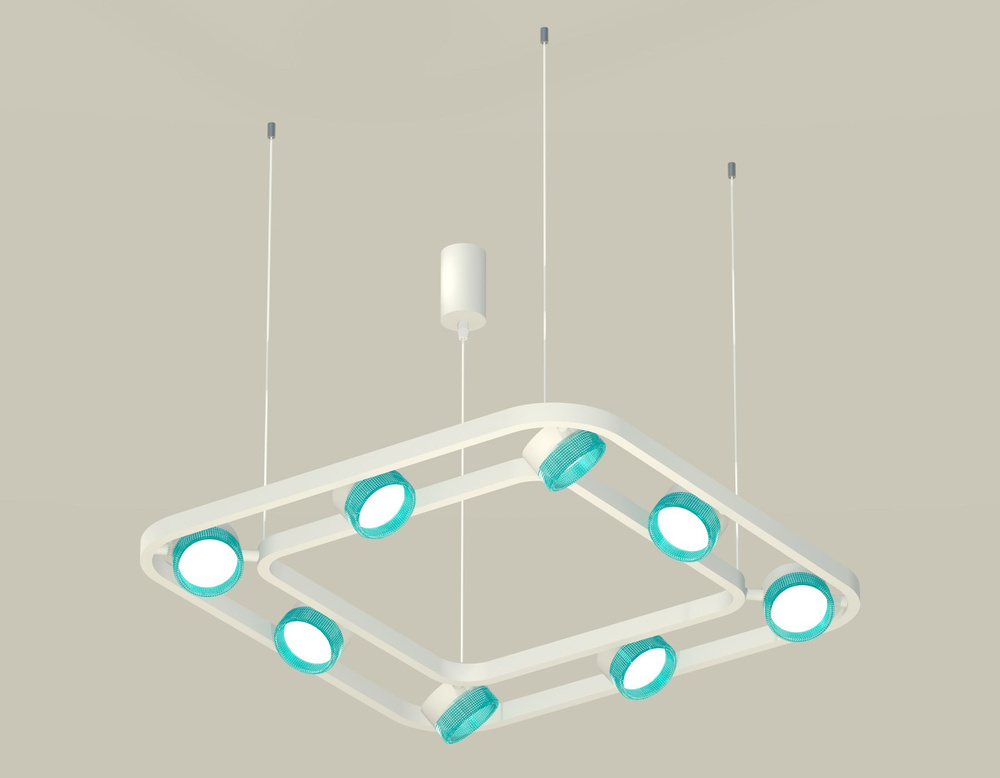 Комплект подвесного поворотного светильника с композитным хрусталем Ambrella Light XB9177201  #1