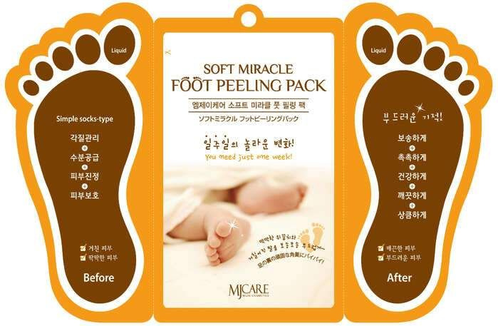 Mijin Высококонцентрированный пилинг для ног Miracle Foot Peeling Pack  #1