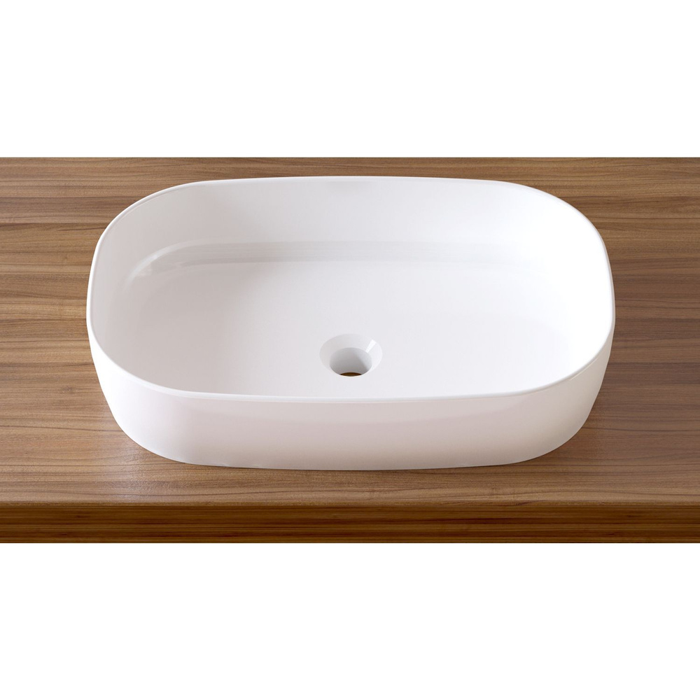 Накладная раковина для ванной Lavinia Boho Bathroom Sink Slim 33311003: умывальник из фарфора 54 см, #1