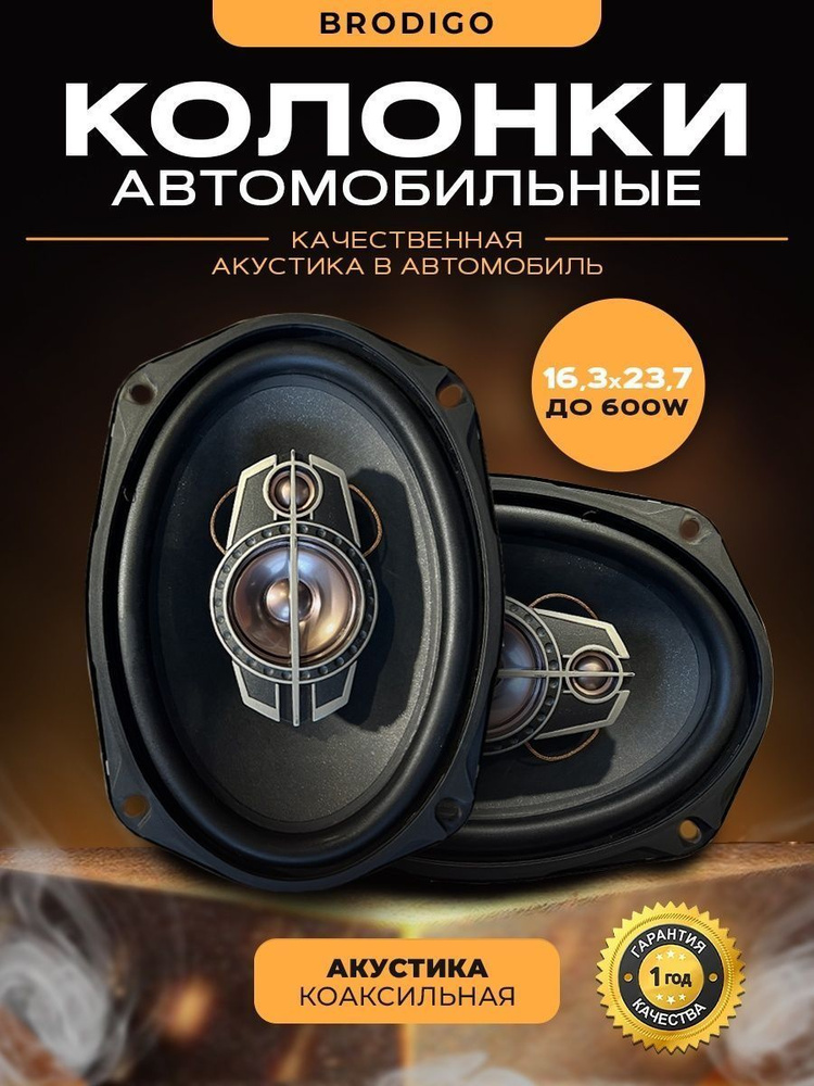 Колонки для автомобиля Pioneer_Овал 16х24 см (6х9.45 дюйм.), Овал 16х24 см (6х9.45 дюйм.)  #1