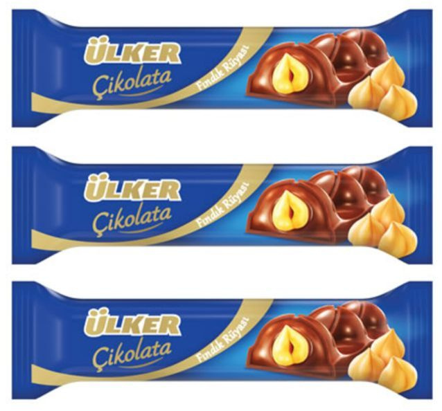 Шоколадно-ореховый батончик Ulker Cikolata, 3 уп по 40,5 г #1