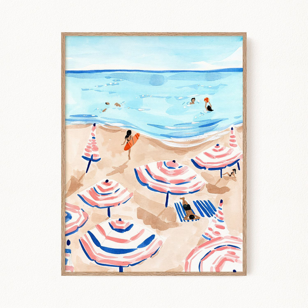 Постер для интерьера "Beach - Пляж", 30х40 см #1