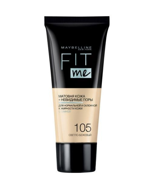 Maybelline New York Тональный крем для лица "Fit Me", матирующий, 30 мл  #1