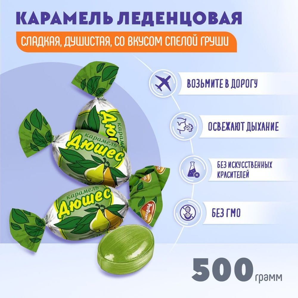 Карамель Дюшес 500 грамм Рот Фронт #1