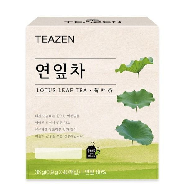 Чай Лотос в пакетиках (40 шт) Teazen Lotus leaf tea #1