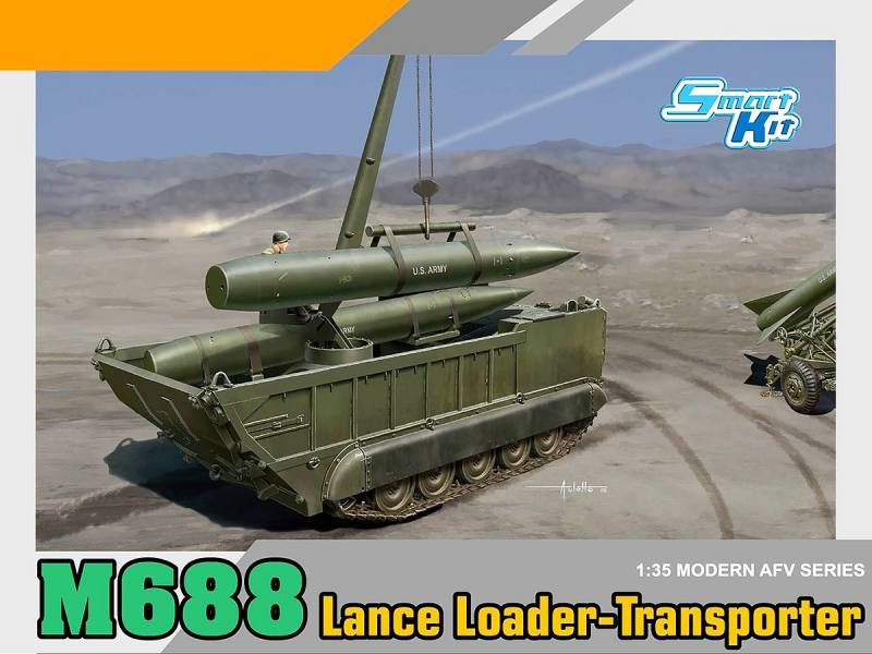 Склеиваемая пластиковая модель Dragon Транспортно-заряжающая машина M688 Lance. Масштаб 1:35  #1