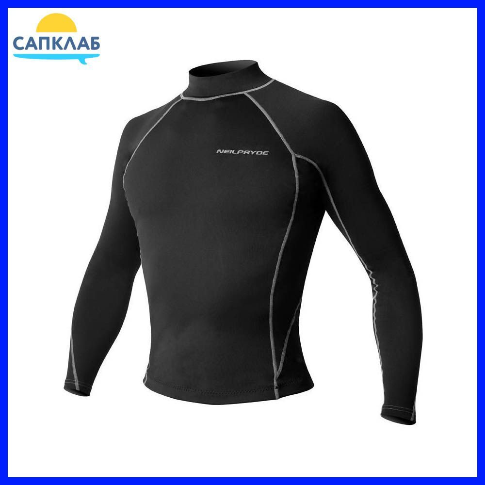 Термокофта Neilpryde мужская Thermalite L/S C1 Black р-р S / Одежда для любителей сап борда, водного #1