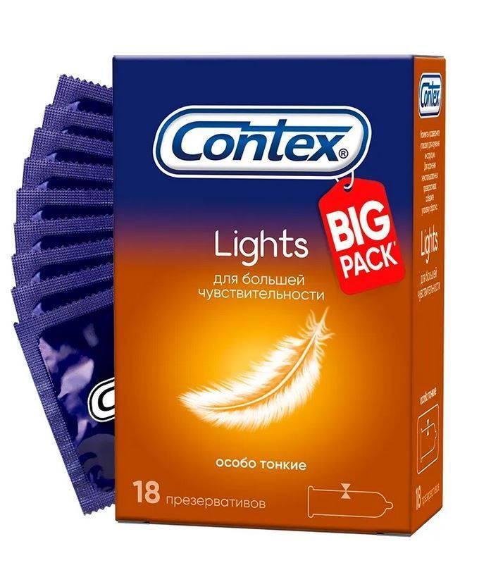 Contex Lights Особо тонкие презервативы - 18 шт. #1