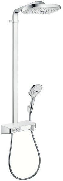 Душевая стойка Hansgrohe Raindance Select Push 300 3jet Showerpipe белый/хром 27127400  #1