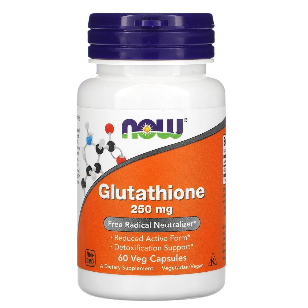 Глутатион NOW Foods Glutathione 250 мг 60 растительных капсул #1