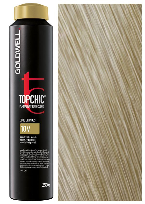 Goldwell Topchic 10V фиолетовый пастельный блондин, 250 мл #1