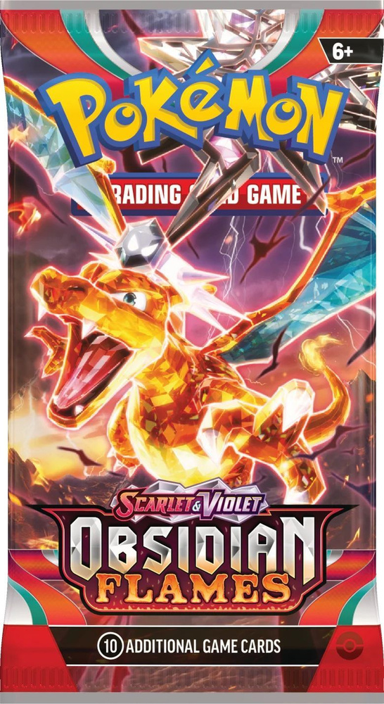 Pokemon: Бустер карточек Obsidian Flames (Scarlet & Violet) #1