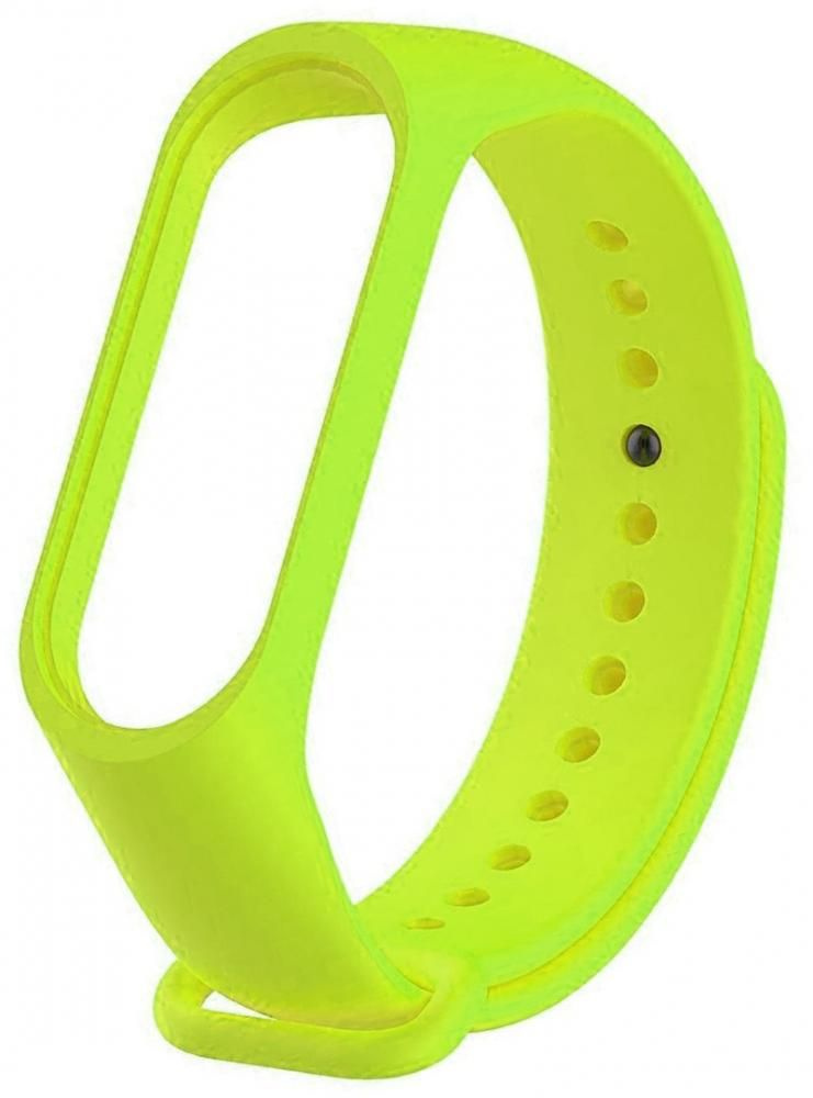 Ремешок силиконовый для Xiaomi Mi Band 5 (Light-Green) #1