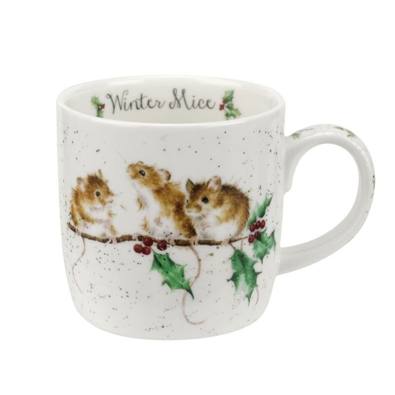 Кружка Royal Worcester, "Winter Mice" 310 мл #1