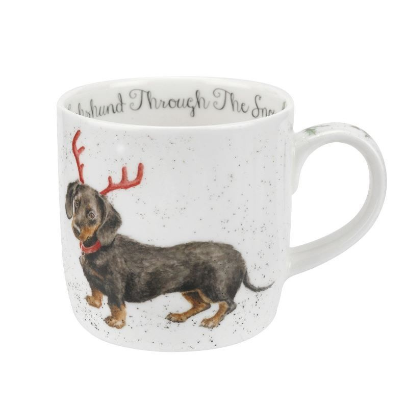 Кружка Royal Worcester, "Dachshund through the Snow - Dog" 310 мл #1