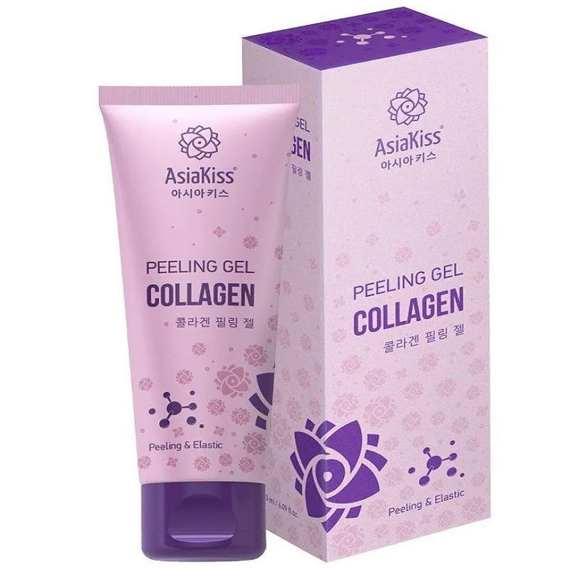 AsiaKiss Collagen Пилинг-гель для лица с коллагеном 180 мл #1