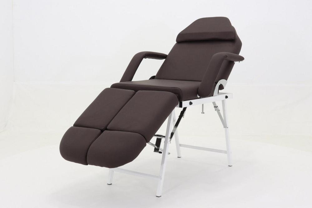 Педикюрное кресло Мед-Мос FIX-2A (КО-162) (SS4.01.10/SS4.04.10Д-01) коричневый  #1