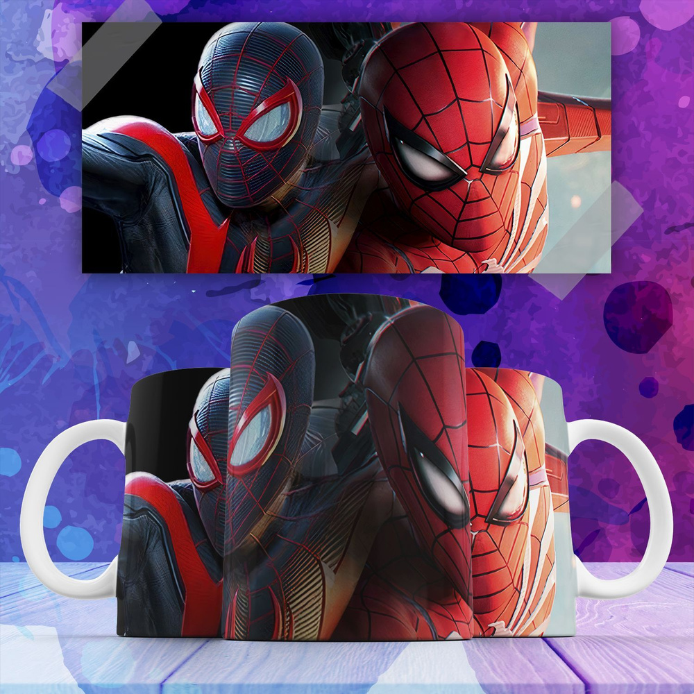 Кружка "MARVEL Spider-Man Марвел Человек-паук 4", 330 мл, 1 шт #1