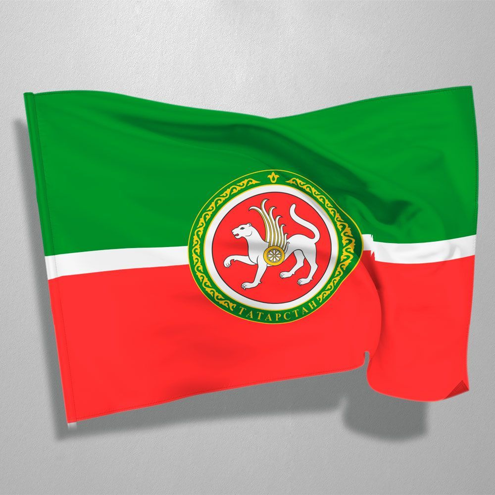 Флаг Татарстана с гербом / 90x135 см. #1