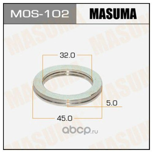Прокладка глушителя 32х45 (мин. 10 шт.) Masuma MOS102 #1