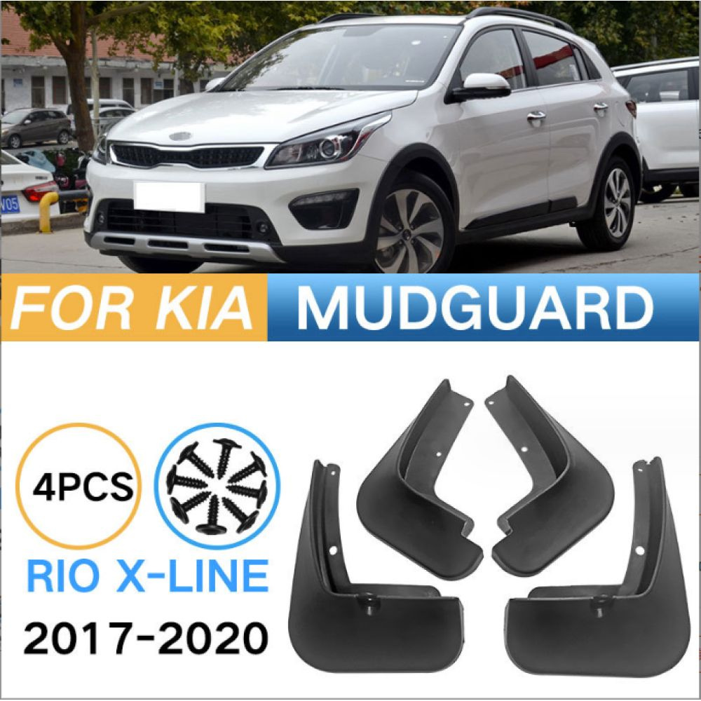 Крыло для автомобиля, арт. Брызговики для KIA Rio X-Line 2017-2020 автомобиль крыло брызговики  #1