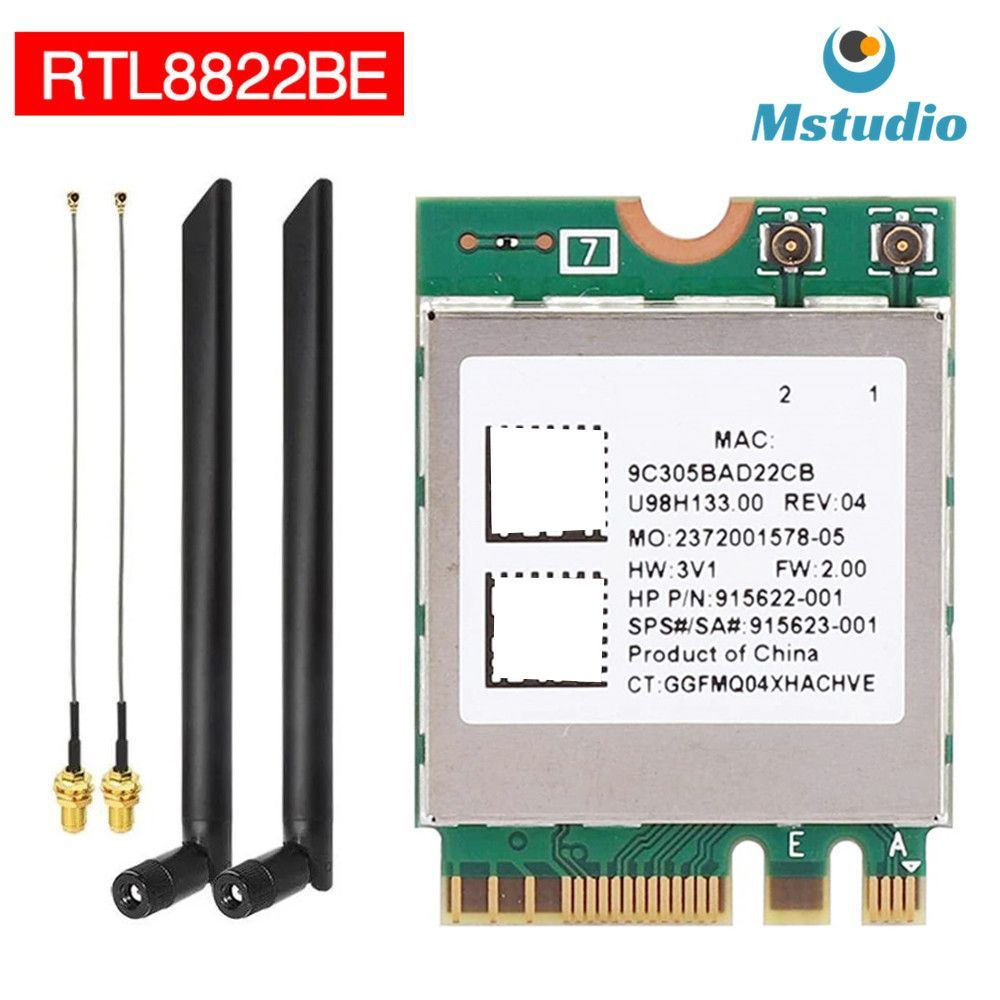 Беспроводная сетевая карта RTL8822BE 802.11AC 2,4G/5GHz Wi-Fi Bluetooth ...