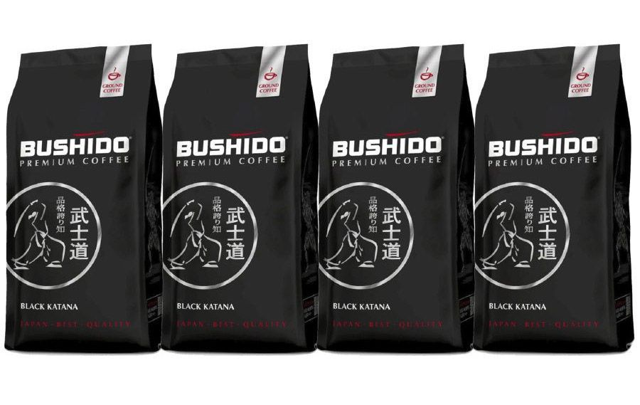 Кофе молотый BUSHIDO Black Katana 227 гр. х 4 шт. #1