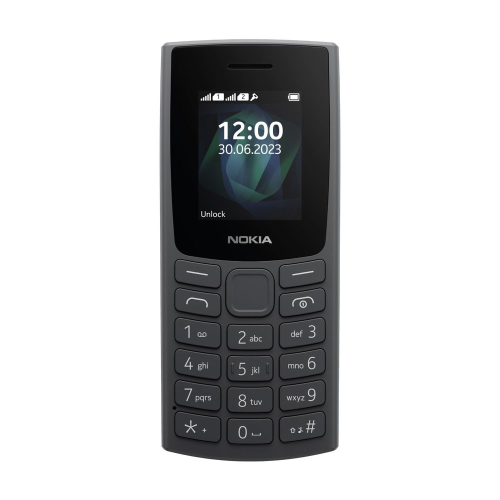 Мобильный телефон (кнопочный) NOKIA 105 TA-1569 Single Sim CHARCOAL. Товар уцененный  #1