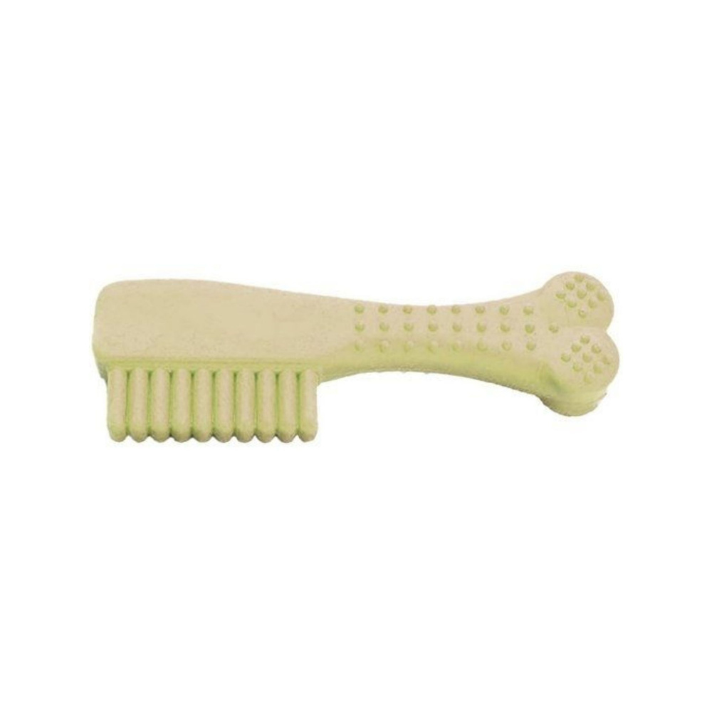 HOMEPET Foam TPR Dental игрушка для собак зубная щетка желтая 14 см  #1
