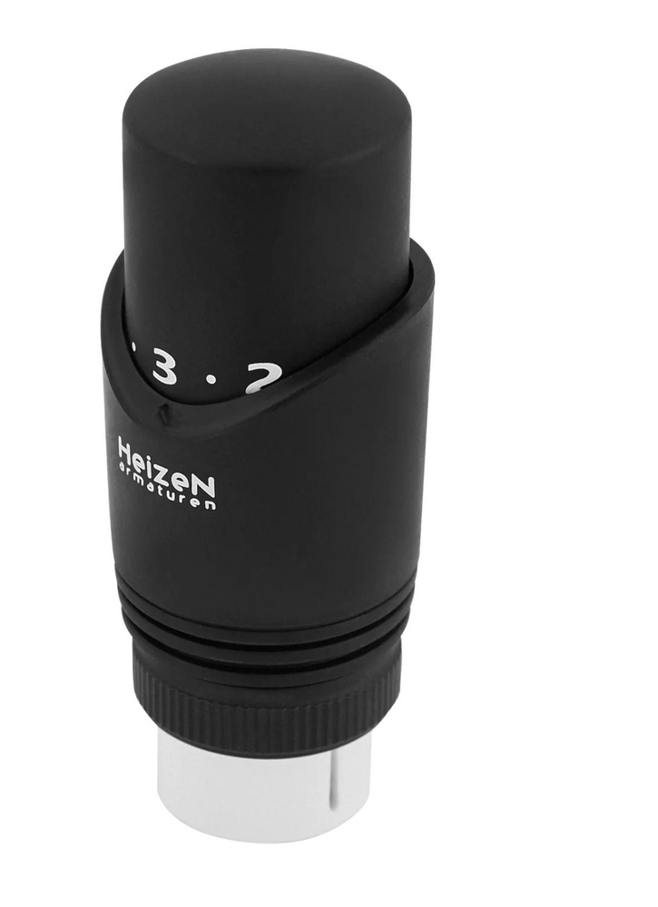 Термостатическая головка Heizen TC 9 цвет : черный , универсальное подключение.  #1