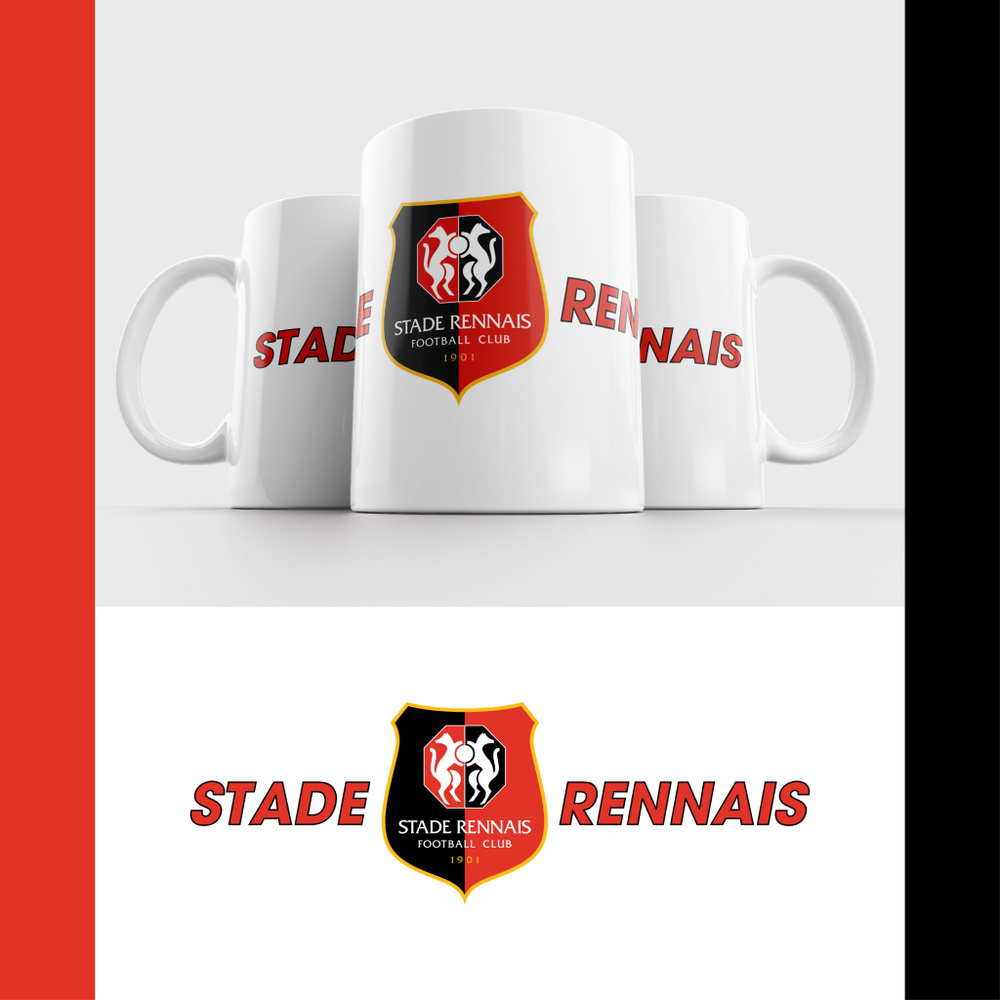 Кружка ФК Ренн / FC Rennes #1