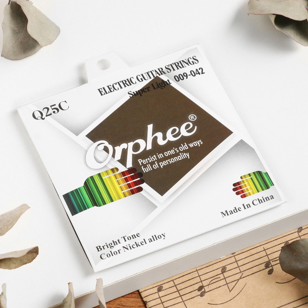 Струны для электрогитары Orphee Q25C, 009-042 #1