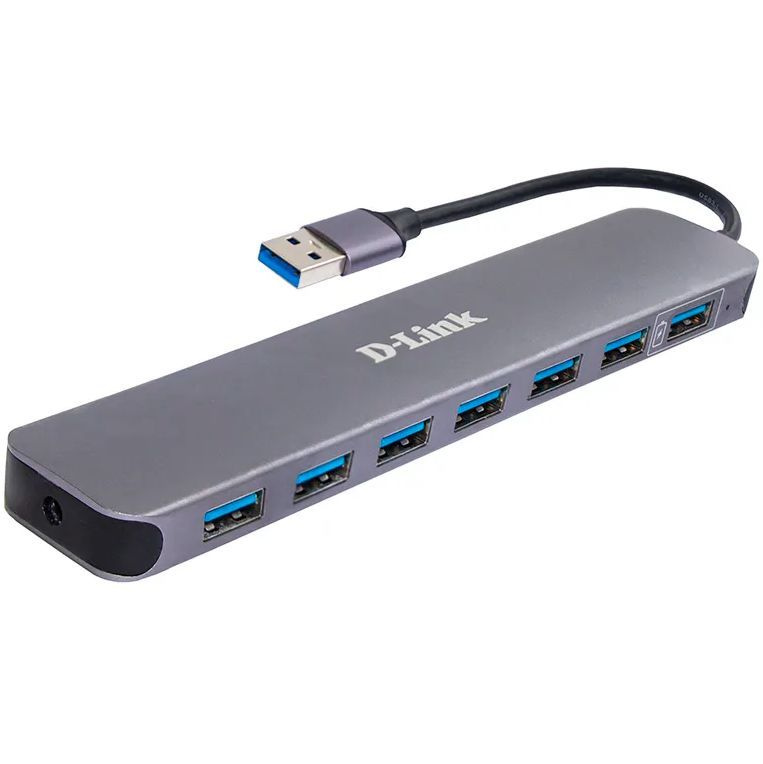 D-Link DUB-1370/B2A Концентратор с 7 портами USB 3.0 (1 порт с поддержкой режима быстрой зарядки)  #1