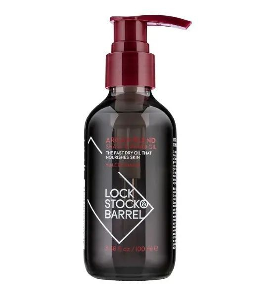 Lock Stock & Barrel Универсальное аргановое масло для бритья и ухода за бородой Argan Blend Shave Oil, #1