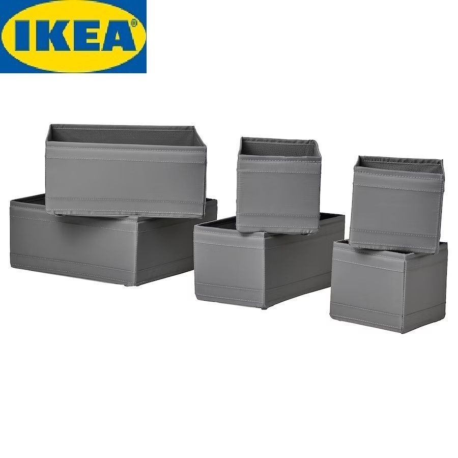 IKEA Контейнер для хранения вещей длина 14 см, ширина 14 см, высота 13 см.  #1