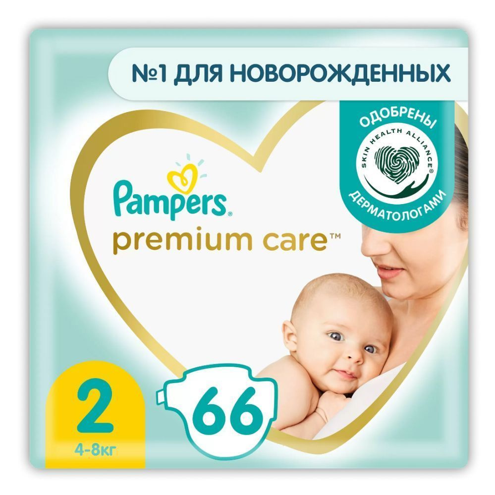 Подгузники-трусики Pampers Premium Care Pants (2) Mini 4-8 кг (66 шт.) #1