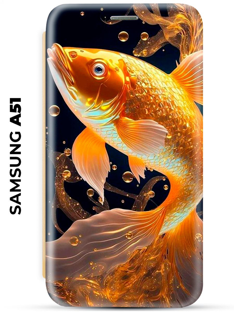 Чехол книжка на Samsung Galaxy A51/ Самсунг А51 с рисунком #1