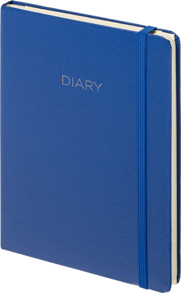 Ежедневник недатированный Attache Journal А5, искусственная кожа, 136 листов, синий  #1