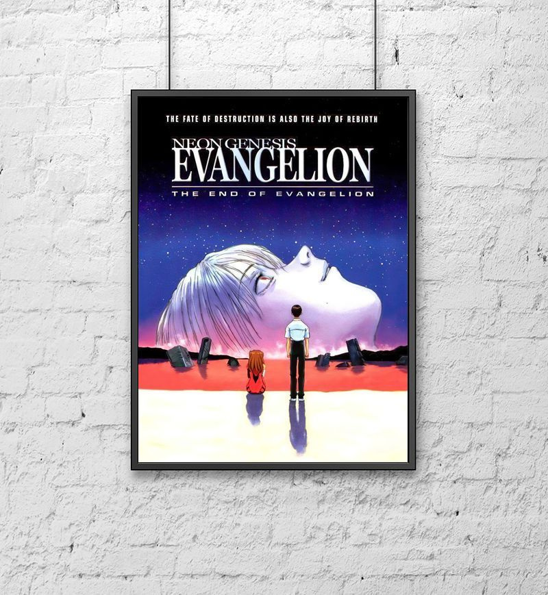 Постер для интерьера на стену (30х40 см). Аниме Евангелион (Neon Genesis Evangelion)  #1