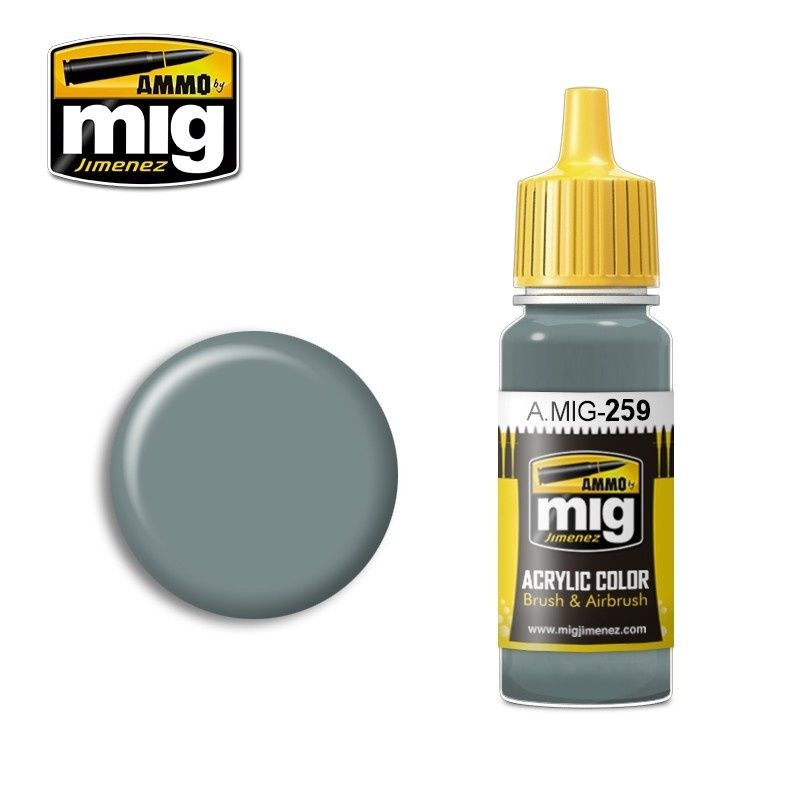 Ammo Mig AMIG0259 Акриловая краска IJA GREY GREEN 17мл #1