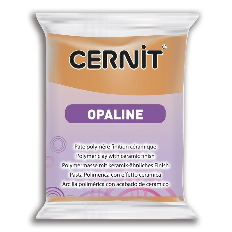 Полимерный моделин "Cernit Opaline" 56гр. карамель 807 #1