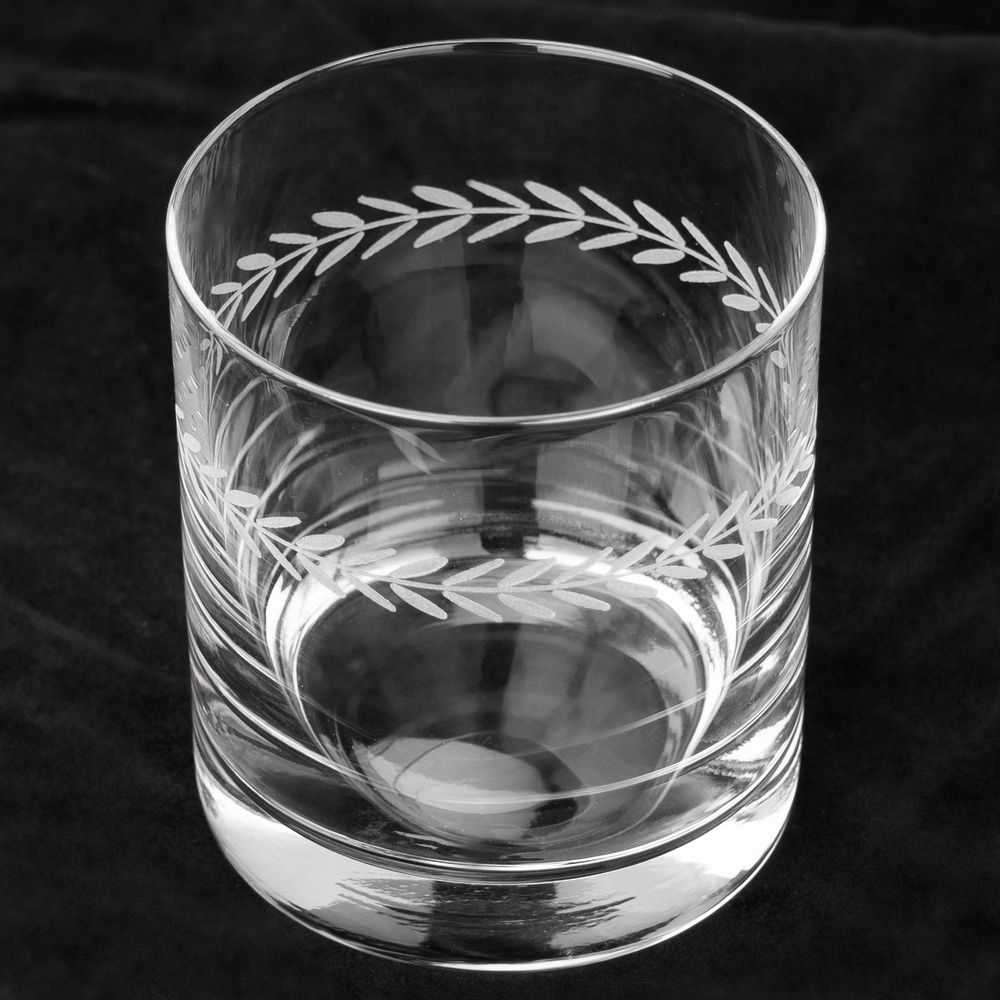 Стакан Leaf Cutting Whisky Glass #1
