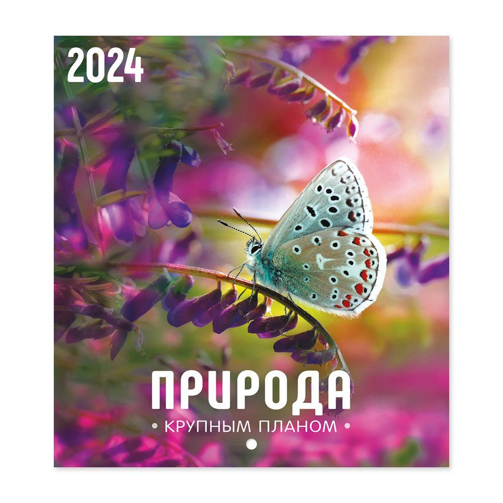 Календарь на 2024 год настенный перекидной "Природа крупным планом"  #1